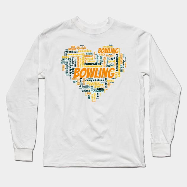 Bowling Long Sleeve T-Shirt by SerenityByAlex